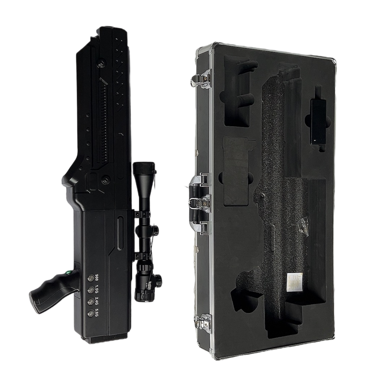  双桥手持便携式枪型低空防御反制四通道A型