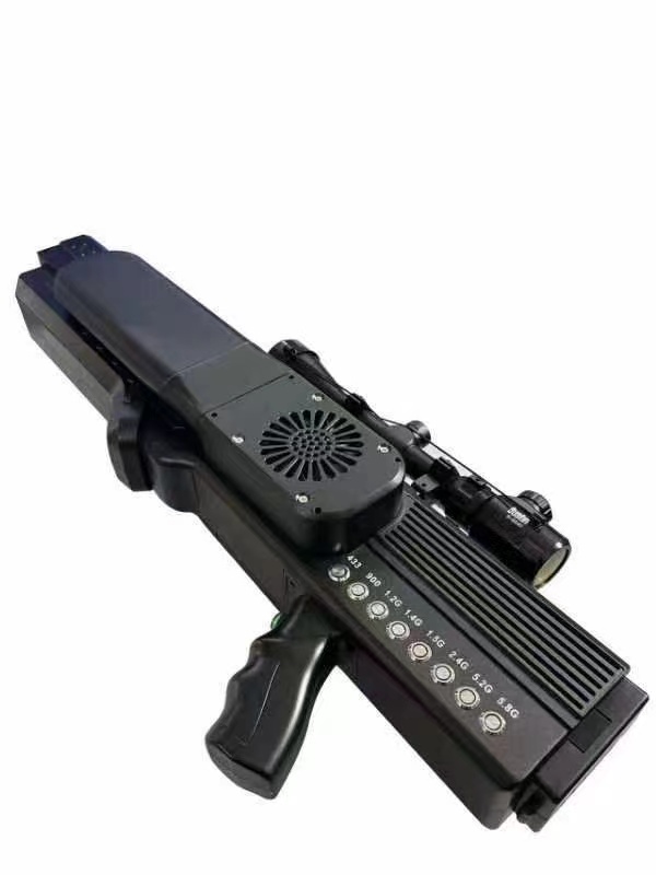  双桥手持便携式枪型低空防御反制八通道